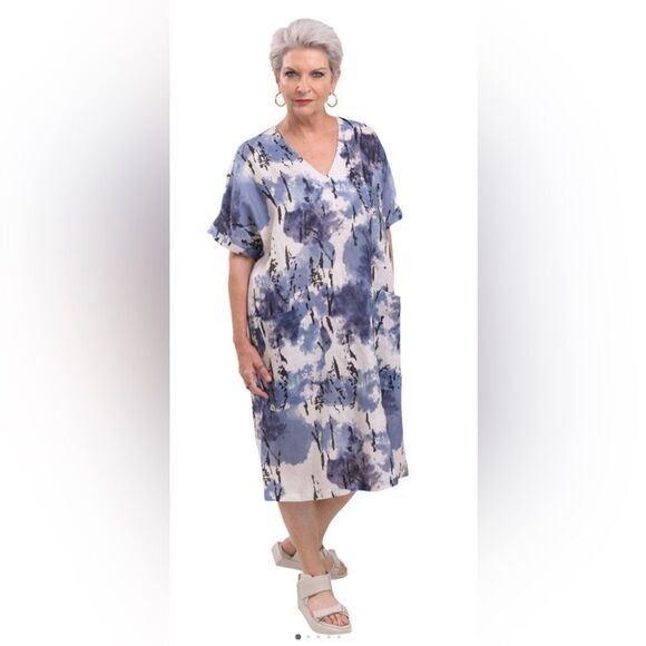 NWOT Alembika Dress blue XS - Picture 1 of 8